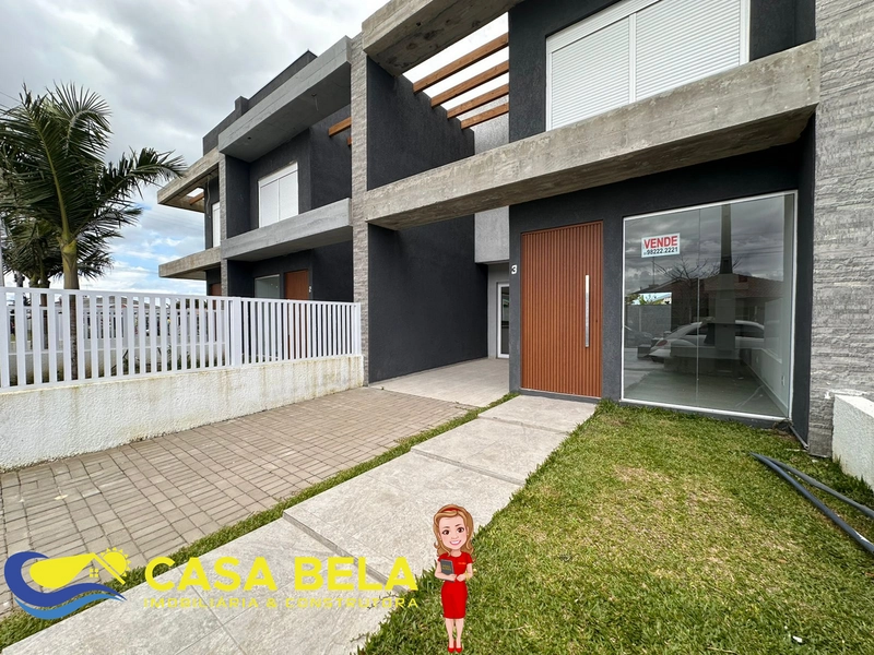 Excelentes sobrados em construção, localizado na avenida principal: 2ª foto da galeria de imagens do imóvel