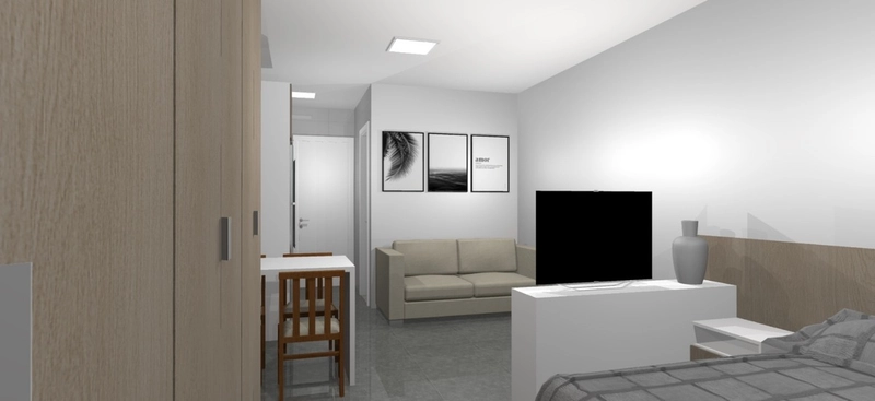 Studios e apartamento de 1 dormitório no bairro Sumaré: 18ª foto da galeria de imagens do imóvel