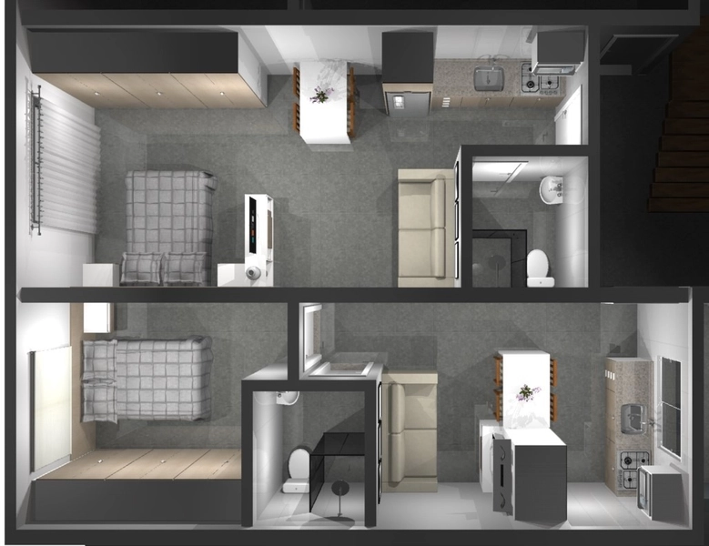 Studios e apartamento de 1 dormitório no bairro Sumaré: 31ª foto da galeria de imagens do imóvel