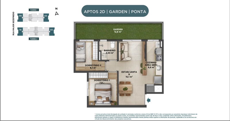 Apartamentos 2 dormitórios em Canoas, Bairro Marechal Rondon: 12ª foto da galeria de imagens do imóvel