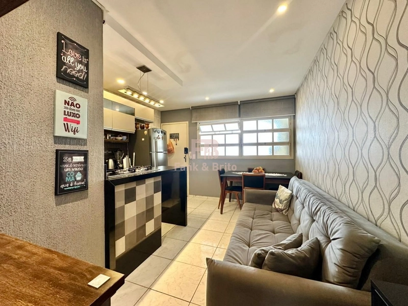 APARTAMENTO A VENDA DE 1 DORMITÓRIO A UMA QUADRA DO MAR: 3ª foto da galeria de imagens do imóvel