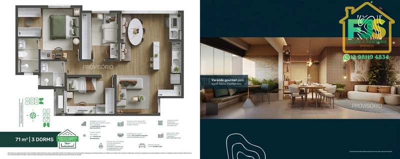 APARTAMENTO NA MELHOR LOCALIZAÇÃO DA ZONA NORTE