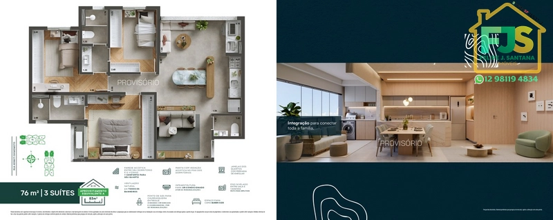 APARTAMENTO NA MELHOR LOCALIZAÇÃO DA ZONA NORTE