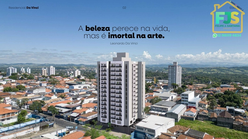 APTO 1DORM NA MELHOR LOCALIZAÇÃO DO CENTRO DE SJC