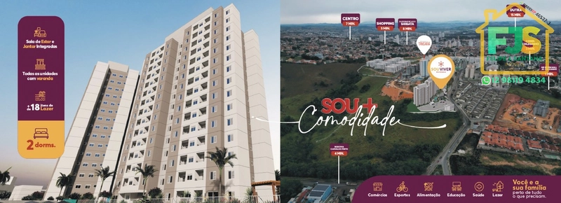 APARTAMENTO 02 DORM C/LAZER COMPLETO + PISCINA: 4ª foto da galeria de imagens do imóvel