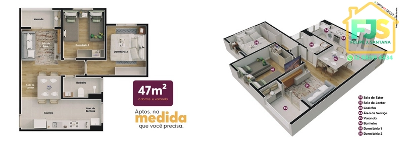 APARTAMENTO 02 DORM C/LAZER COMPLETO + PISCINA: 5ª foto da galeria de imagens do imóvel