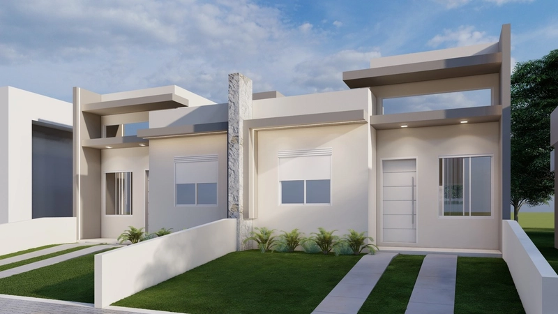 Casa com Piscina e 2 Dormitórios – Conforto e Lazer em um Só Lugar: 1ª foto da galeria de imagens do imóvel