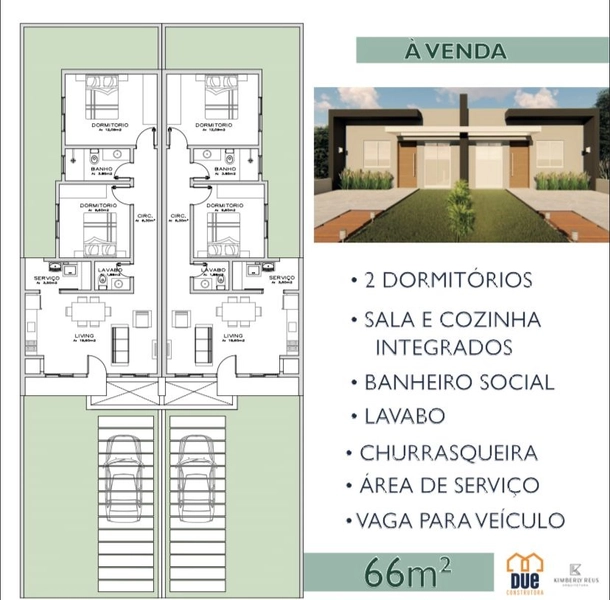 CASA COMPOSTA POR 2 DORMITÓRIOS EM CAPÃO DA CANOA!: 2ª foto da galeria de imagens do imóvel