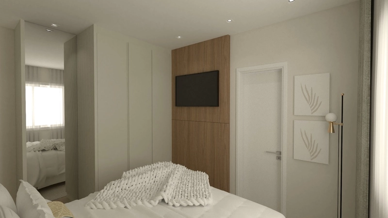 APARTAMENTO 2 DORMITÓRIOS EM CAPÃO DA CANOA/NAVEGANTES: 3ª foto da galeria de imagens do imóvel