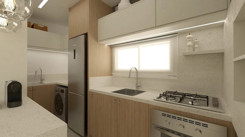 APARTAMENTO 2 DORMITÓRIOS EM CAPÃO DA CANOA/NAVEGANTES: 7ª foto da galeria de imagens do imóvel