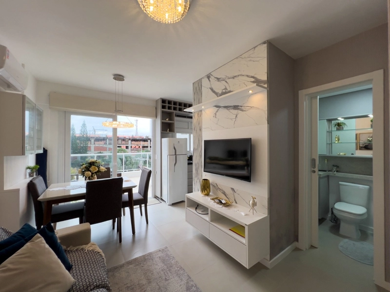 APARTAMENTO 1 DORMITÓRIO COM TERRAÇO: 2ª foto da galeria de imagens do imóvel