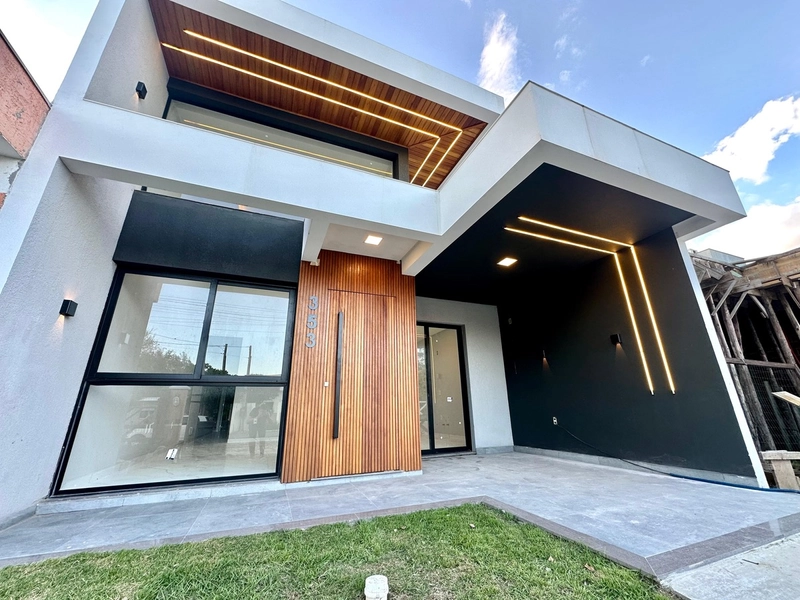 CASA MODERNA COMPOSTA POR 3 DORMITÓRIOS EM CAPÃO DA CANOA!