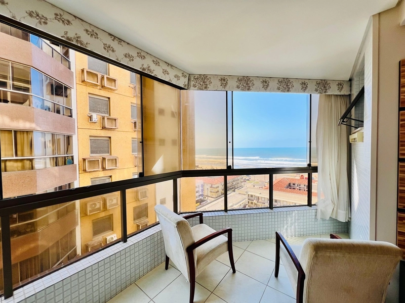 APARTAMENTO COM LINDA VISTA PRO MAR EM CAPÃO DA CANOA: 10ª foto da galeria de imagens do imóvel