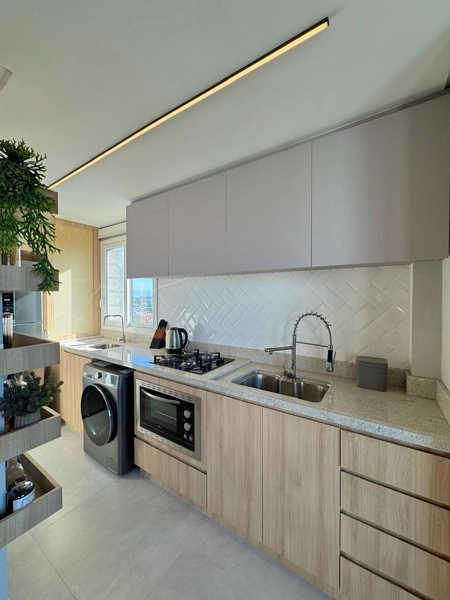 APARTAMENTO COM LINDA DECORAÇÃO EM CAPÃO DA CANOA: 4ª foto da galeria de imagens do imóvel