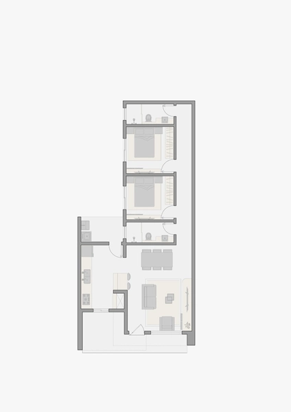 Casa nova com 2 dormitórios: 2ª foto da galeria de imagens do imóvel