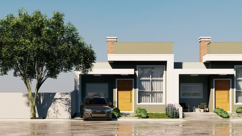 Casa nova com 2 dormitórios: 7ª foto da galeria de imagens do imóvel