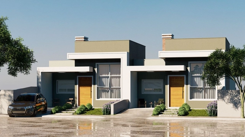 Casa nova com 2 dormitórios: 5ª foto da galeria de imagens do imóvel