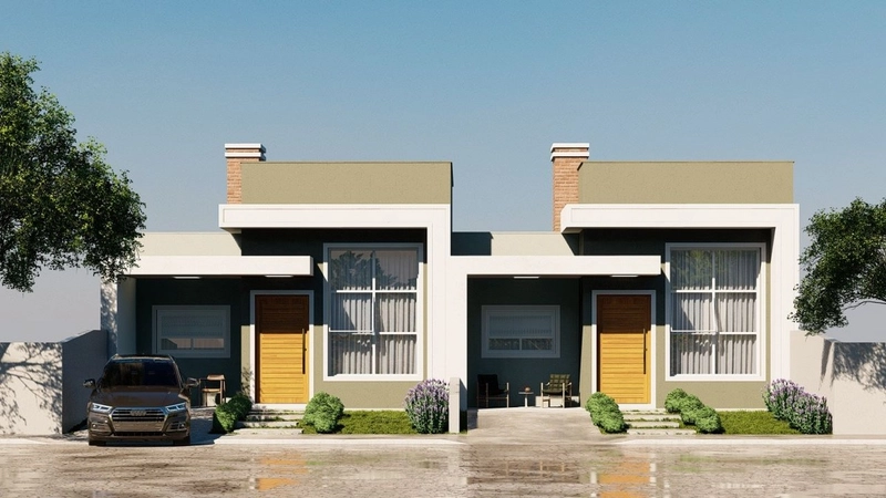 Casa nova com 2 dormitórios: 9ª foto da galeria de imagens do imóvel