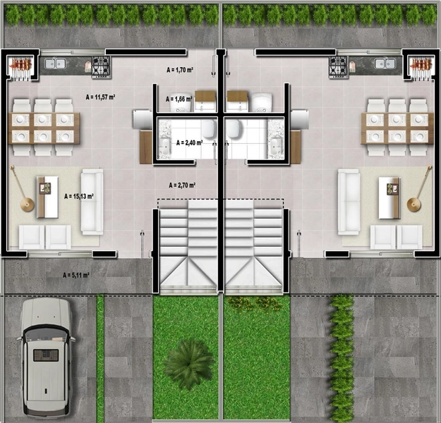 Duplex: 16ª foto da galeria de imagens do imóvel