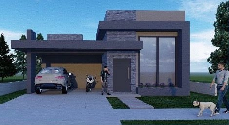 Casa térrea no Condomínio Marina Del Faro