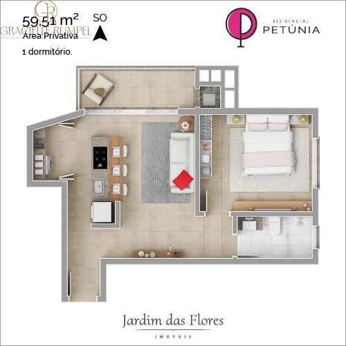 Apartamento de 2 dormitórios em Nova Petrópolis: 7ª foto da galeria de imagens do imóvel