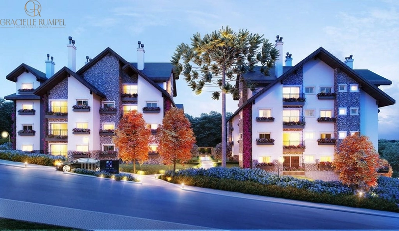 Apartamento de 2 dormitórios no centro de Gramado: 1ª foto da galeria de imagens do imóvel