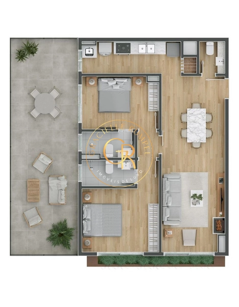 Apartamento na planta com 02 dormitórios no Centro em Gramado: 22ª foto da galeria de imagens do imóvel
