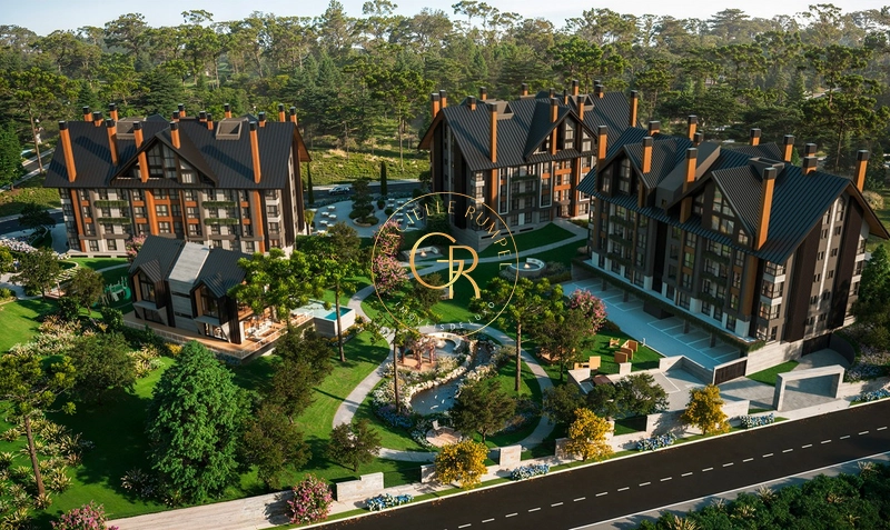 Apartamento de 02 Suítes de frente ao Lago Negro: 3ª foto da galeria de imagens do imóvel