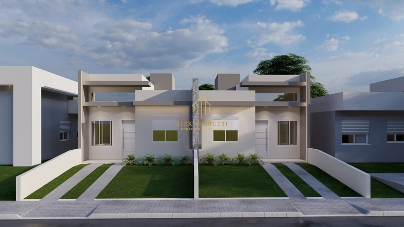 Casa geminada nova em Atlântida Sul: 2ª foto da galeria de imagens do imóvel