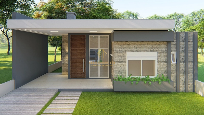 Bela casa em construção na praia de Atlântida Sul: 1ª foto da galeria de imagens do imóvel