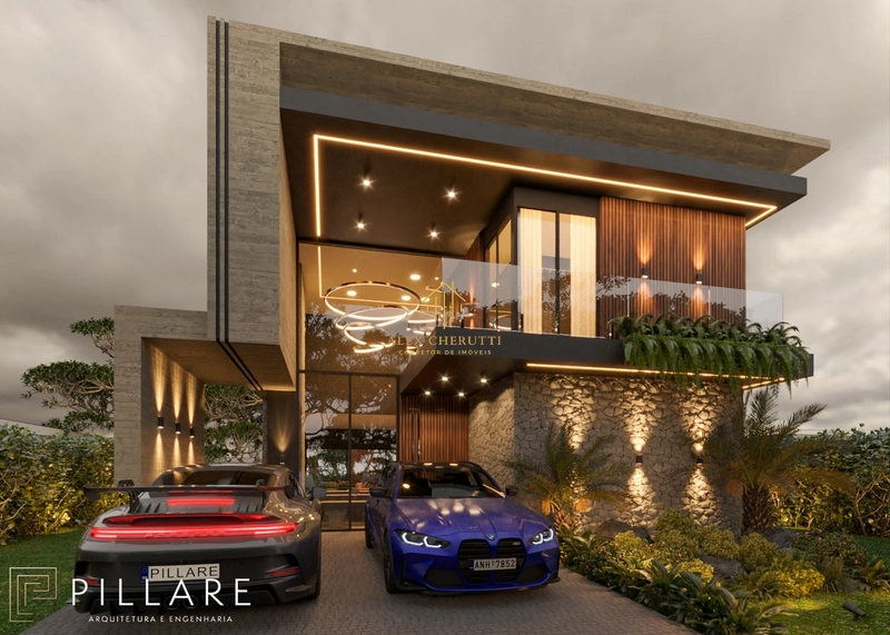 Linda casa em projeto moderno em condomínio fechado: 2ª foto da galeria de imagens do imóvel