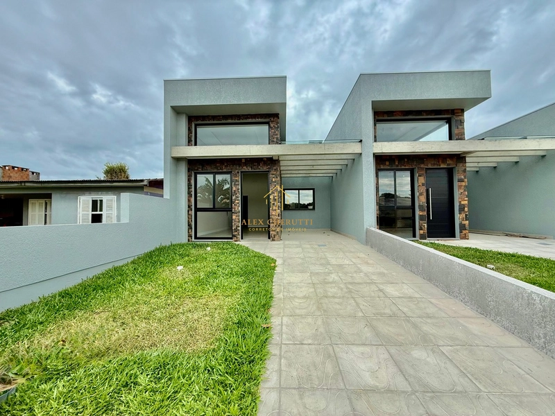 Casa geminada nova à venda em Rainha do Mar, 2 dormitórios: 1ª foto da galeria de imagens do imóvel