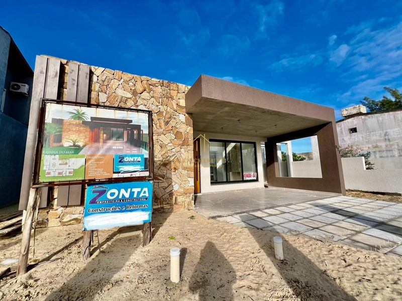 Linda casa em Rainha do Mar em construção: 4ª foto da galeria de imagens do imóvel
