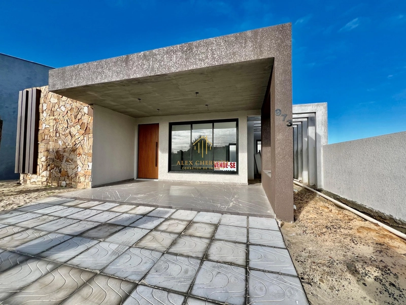 Linda casa em Rainha do Mar em construção: 1ª foto da galeria de imagens do imóvel