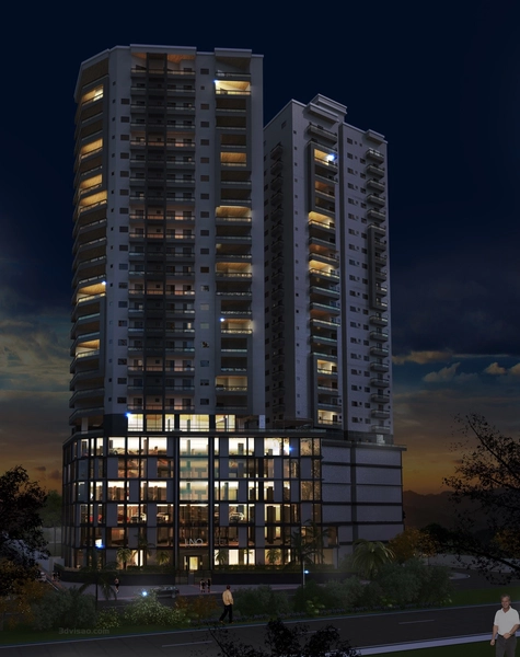 Apartamento 2 e 3 suítes, 109 a 161 m2, a partir R$ 1.120.260,00.: 3ª foto da galeria de imagens do imóvel