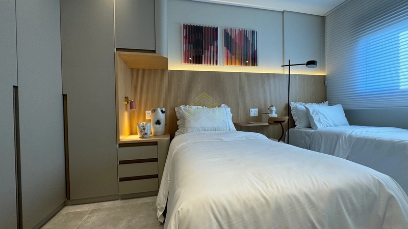 Apartamento Decorado com Vista Mar no Canto do Forte, Praia Grande.: 30ª foto da galeria de imagens do imóvel