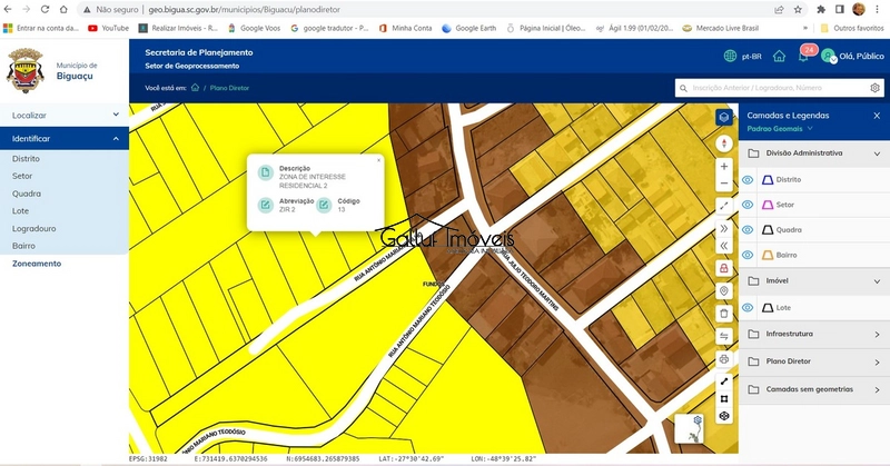 Terreno urbano a venda em Biguaçu, com vista livre, 1.850 m², SC: 20ª foto da galeria de imagens do imóvel