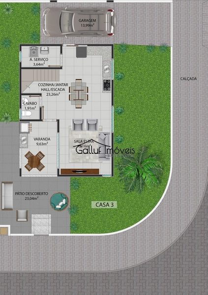 Casa 3 quartos, Balneário Praia dos Açores, Florianópolis, SC: 23ª foto da galeria de imagens do imóvel
