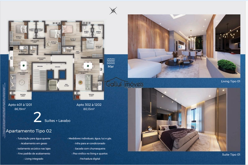 Apartamento novo de 2 quartos, 2 suítes, Balneário Piçarras, SC: 28ª foto da galeria de imagens do imóvel