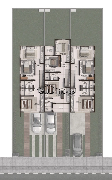 Casa geminada, 3 quartos, suíte, Campeche, Florianópolis, SC: 3ª foto da galeria de imagens do imóvel