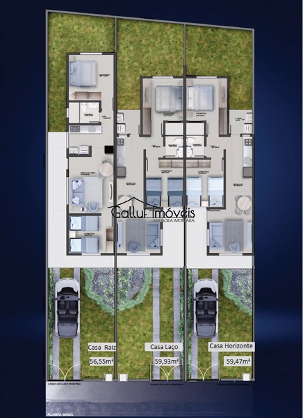 Casa de 2 quartos, nova, Pedregal, São José, SC: 3ª foto da galeria de imagens do imóvel