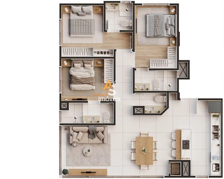 LANÇAMENTO EM CAPÃO DA CANOA - RESIDENCIAL TREND: 11ª foto da galeria de imagens do imóvel