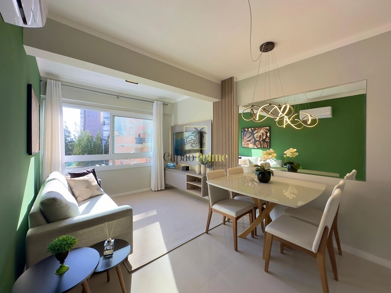 Apartamento 2 dormitórios decorado: 1ª foto da galeria de imagens do imóvel
