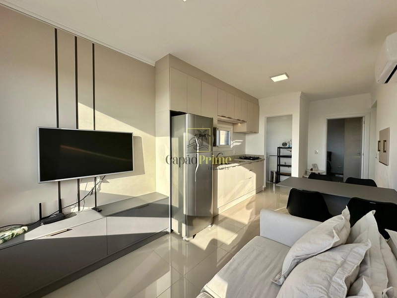 Apartamento 1 dormitório mobiliado: 1ª foto da galeria de imagens do imóvel