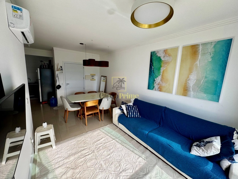 Apartamento dois dormitórios mobiliado em prédio com infra: 1ª foto da galeria de imagens do imóvel