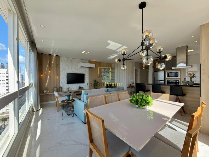 Apartamento 3 dormitórios mobiliado e decorado: 4ª foto da galeria de imagens do imóvel