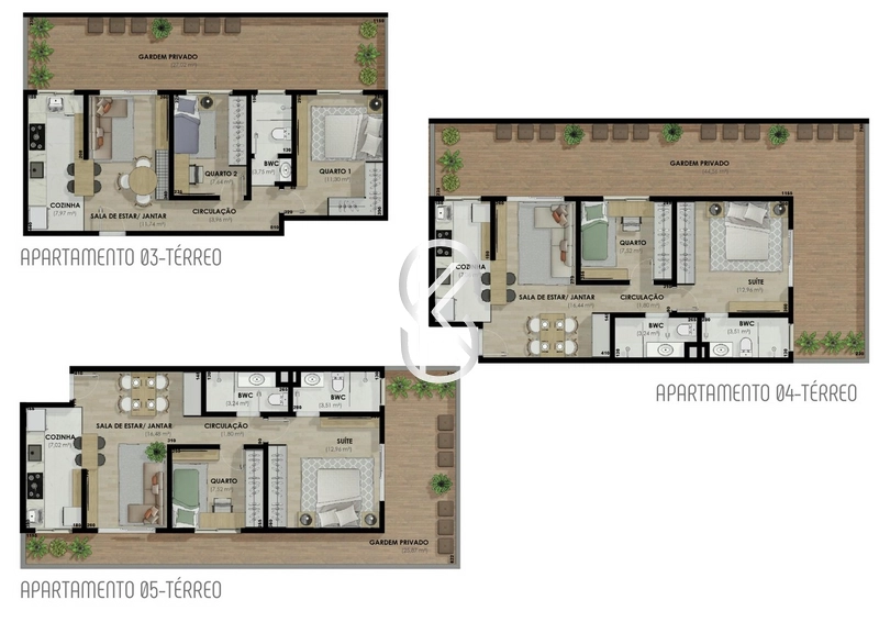 Apartamento 02 qts, 02 qts com suite ou 03 qts com suite: 5ª foto da galeria de imagens do imóvel