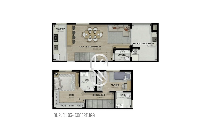 Apartamento 02 qts, 02 qts com suite ou 03 qts com suite: 10ª foto da galeria de imagens do imóvel