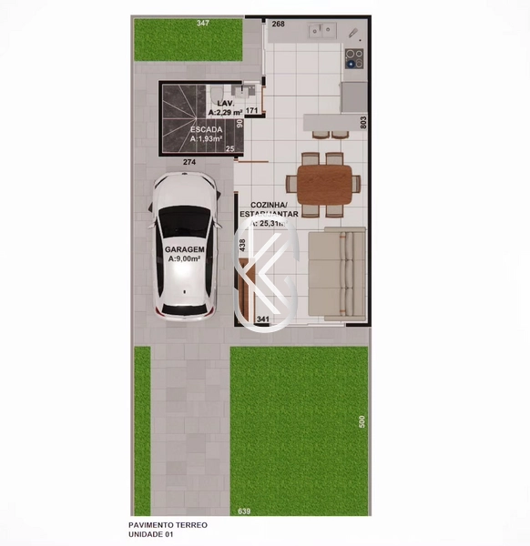 Condominio de Sobrados - Residencial Vicenza - Bairro Alto: 3ª foto da galeria de imagens do imóvel