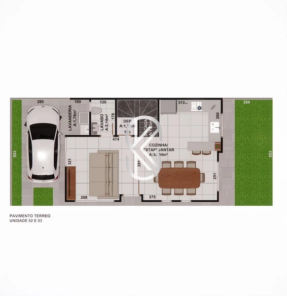 Condominio de Sobrados - Residencial Vicenza - Bairro Alto: 4ª foto da galeria de imagens do imóvel